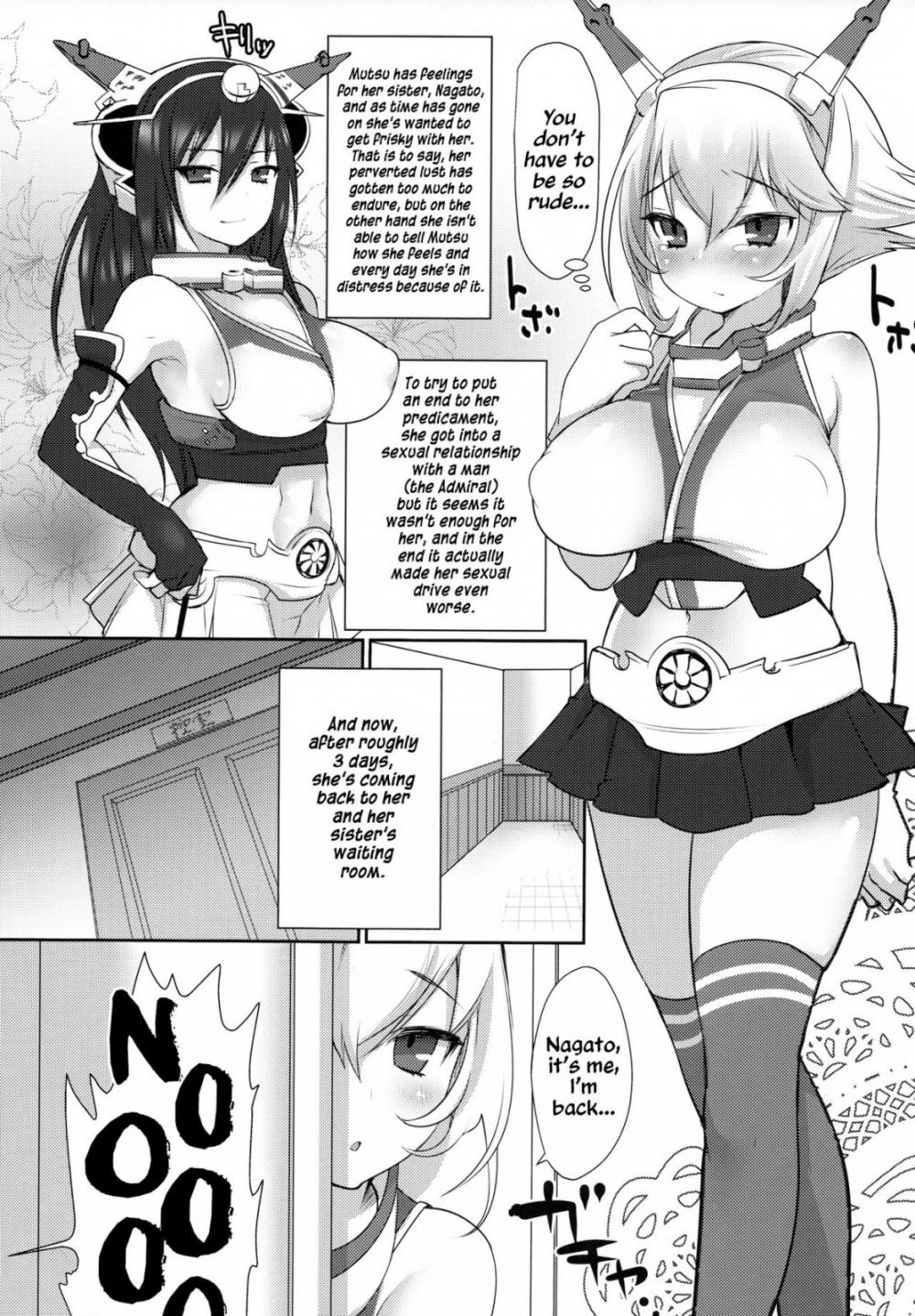 Hentai Manga Comic-Nagato-gata 1 Ban Kan Futanari Nagamon-Read-5